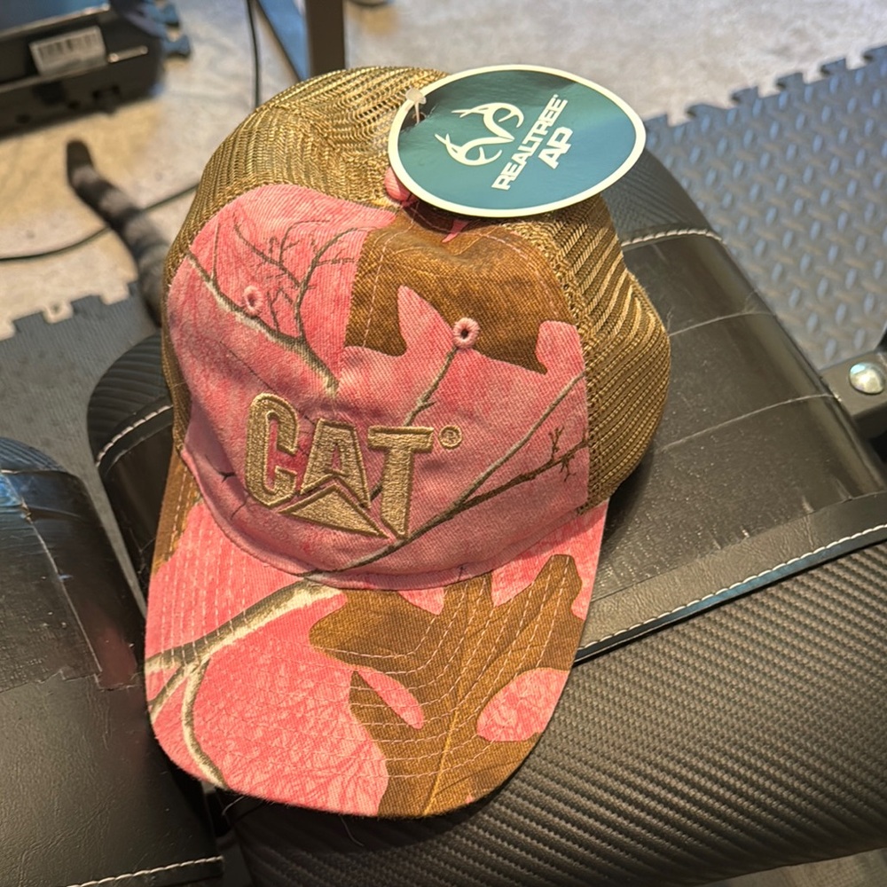 CAT Pink Camo Cap